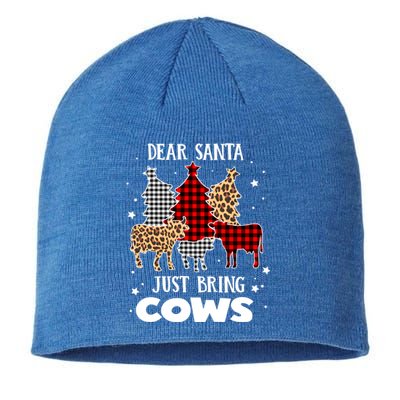 Dear Santa Just Bring Cows Christmas Xmas Funny Meaningful Gift Sustainable Beanie