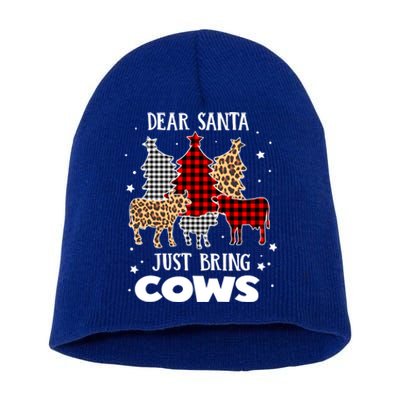 Dear Santa Just Bring Cows Christmas Xmas Funny Meaningful Gift Short Acrylic Beanie