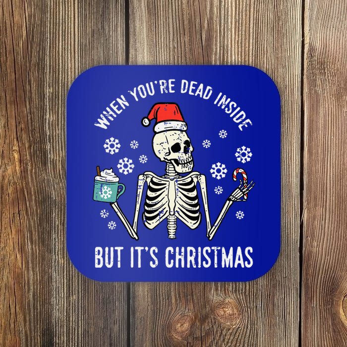 Dear Santa Just Bring Tequila Funny Drinking Christmas  Coaster