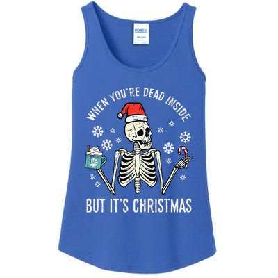 Dear Santa Just Bring Tequila Funny Drinking Christmas  Ladies Essential Tank