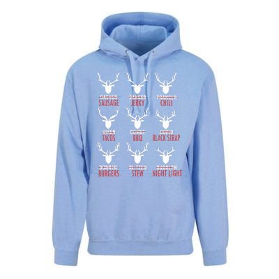 Deer Sausage Jerky Chili Tacos Bbq  Unisex Surf Hoodie