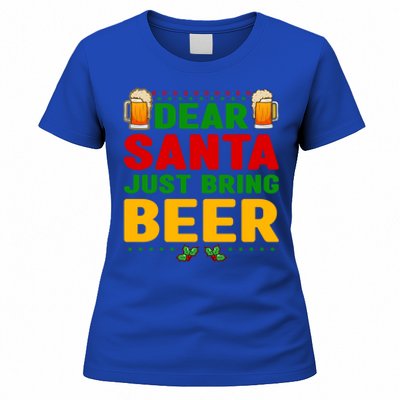 Dear Santa Just Bring Beer Great Gift Women's T-Shirt