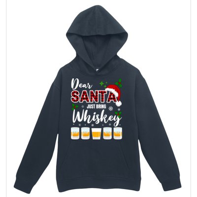 Dear Santa Just Bring Whiskey Cute Gift Urban Pullover Hoodie