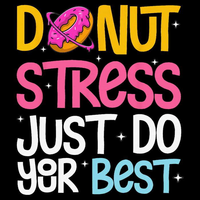Donut Stress Just Do Your Best Rock The Test Day Teacher Wool Snapback Cap