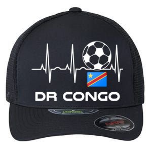 Drc Soccer Jersey Great Gift Democratic Republic Of The Congo Meaningful Gift Flexfit Unipanel Trucker Cap