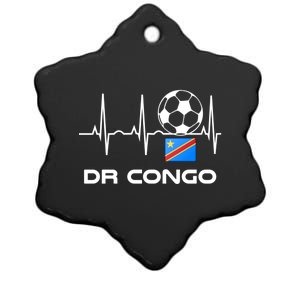 Drc Soccer Jersey Great Gift Democratic Republic Of The Congo Meaningful Gift Ceramic Star Ornament