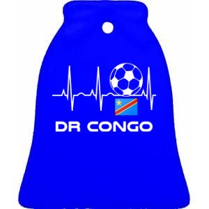 Drc Soccer Jersey Great Gift Democratic Republic Of The Congo Meaningful Gift Ceramic Bell Ornament