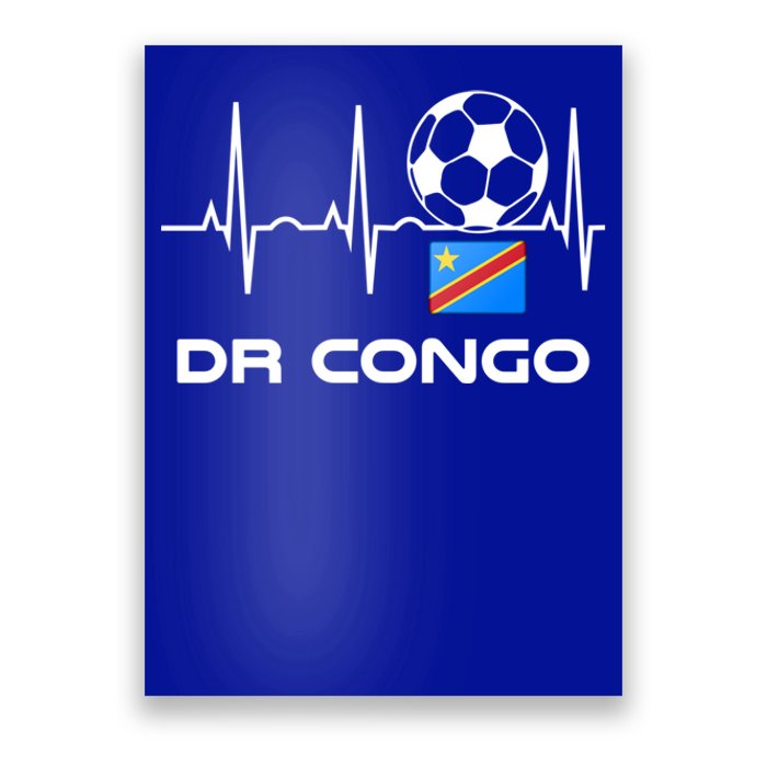 Drc Soccer Jersey Great Gift Democratic Republic Of The Congo Meaningful Gift Poster