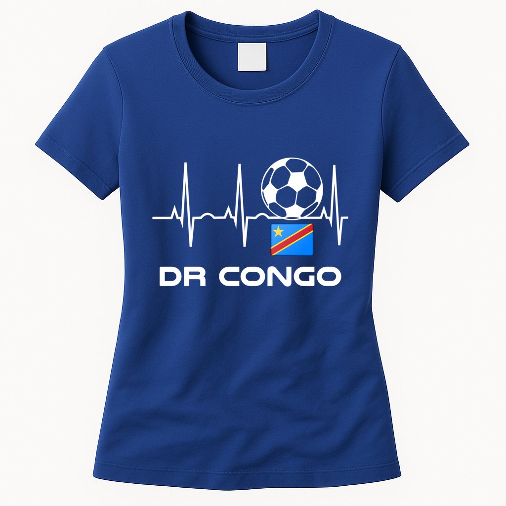 Drc Soccer Jersey Great Gift Democratic Republic Of The Congo Meaningful Gift Womens T-Shirt