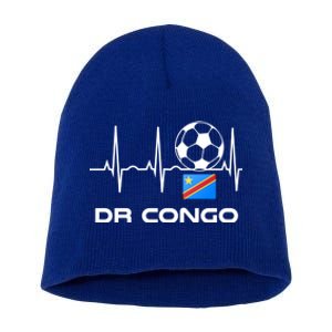 Drc Soccer Jersey Great Gift Democratic Republic Of The Congo Meaningful Gift Short Acrylic Beanie