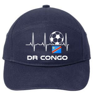 Drc Soccer Jersey Great Gift Democratic Republic Of The Congo Meaningful Gift 7-Panel Snapback Hat