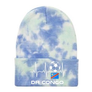 Drc Soccer Jersey Great Gift Democratic Republic Of The Congo Meaningful Gift Tie Dye 12in Knit Beanie