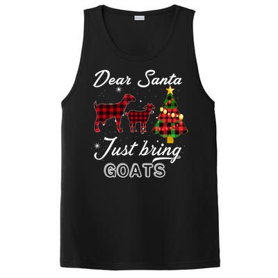 Dear Santa Just Bring Goats Christmas Gift PosiCharge Competitor Tank