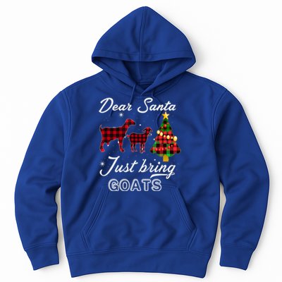 Dear Santa Just Bring Goats Christmas Gift Hoodie