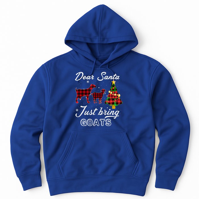 Dear Santa Just Bring Goats Christmas Gift Hoodie