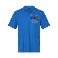 Dear Santa Just Bring Goats Christmas Gift Softstyle Adult Sport Polo