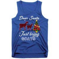 Dear Santa Just Bring Goats Christmas Gift Tank Top