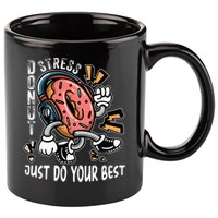 Donut Stress Just Do Your Best Awesome Teachers Testing Day 11oz C Handle Ceramic Mug