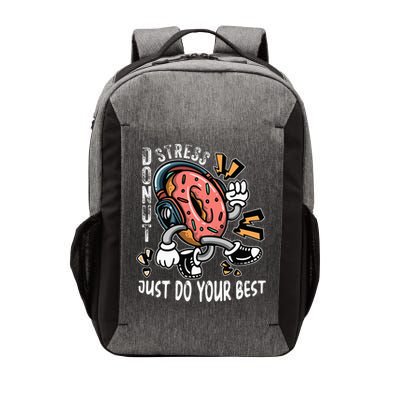 Donut Stress Just Do Your Best Awesome Teachers Testing Day Vector Backpack