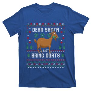 Dear Santa Just Bring Goats Christmas Ugly Xmas Sweater Gift T-Shirt