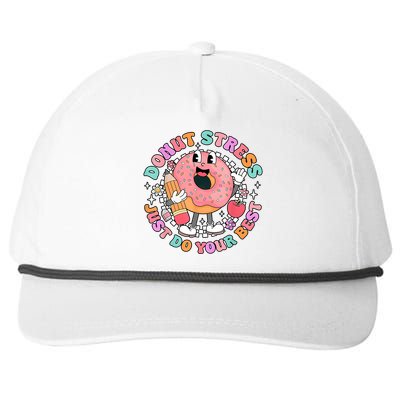 Donus Stress Just Do Your Best State Testing Snapback Five-Panel Rope Hat