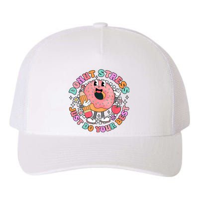 Donus Stress Just Do Your Best State Testing Yupoong Adult 5-Panel Trucker Hat