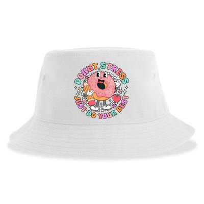 Donus Stress Just Do Your Best State Testing Sustainable Bucket Hat