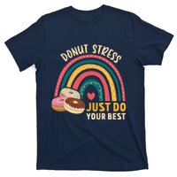 Donut Stress Just Do Your Best Rock The Test Day Teacher T-Shirt