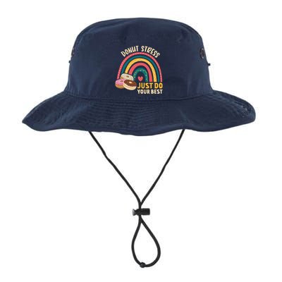 Donut Stress Just Do Your Best Rock The Test Day Teacher Bucket Hat