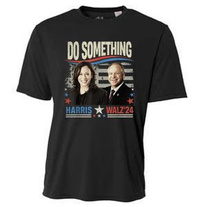 Do Something Kamala Harris Walz 2024 President Campaign Cooling Performance Crew T-Shirt