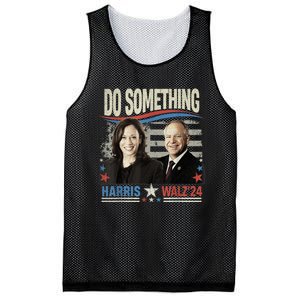 Do Something Kamala Harris Walz 2024 President Campaign Mesh Reversible Basketball Jersey Tank