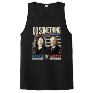 Do Something Kamala Harris Walz 2024 President Campaign PosiCharge Competitor Tank