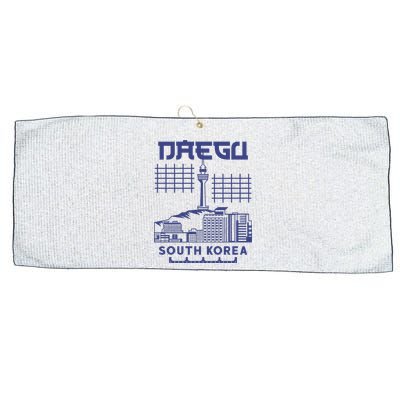 Daegu South Korea Large Microfiber Waffle Golf Towel