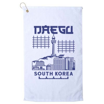 Daegu South Korea Platinum Collection Golf Towel