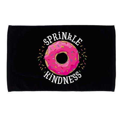 Donut Sprinnkle Kindness Funny Doughnut Love Funny Gift Microfiber Hand Towel