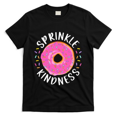 Donut Sprinkle Kindness Funny Girl Women Doughnut Lover T-Shirt