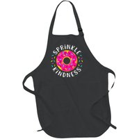 Donut Sprinkle Kindness Funny Girl Women Doughnut Lover Full-Length Apron With Pockets