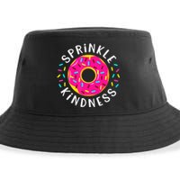 Donut Sprinkle Kindness Funny Girl Women Doughnut Lover Sustainable Bucket Hat