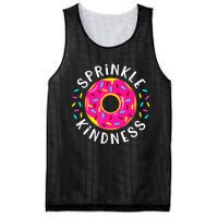 Donut Sprinkle Kindness Funny Girl Women Doughnut Lover Mesh Reversible Basketball Jersey Tank