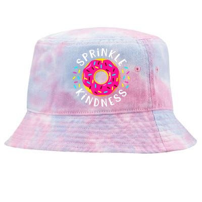 Donut Sprinkle Kindness Funny Girl Women Doughnut Lover Tie-Dyed Bucket Hat