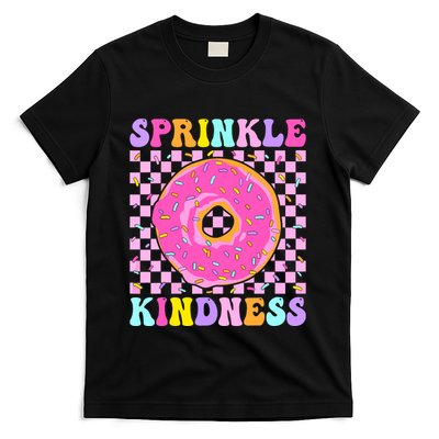 Donut Sprinkle Kindness Funny Girl Women Doughnut Lover T-Shirt