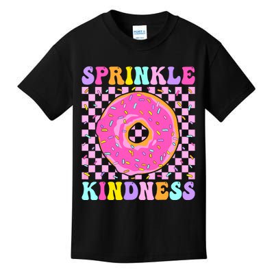 Donut Sprinkle Kindness Funny Girl Women Doughnut Lover Kids T-Shirt