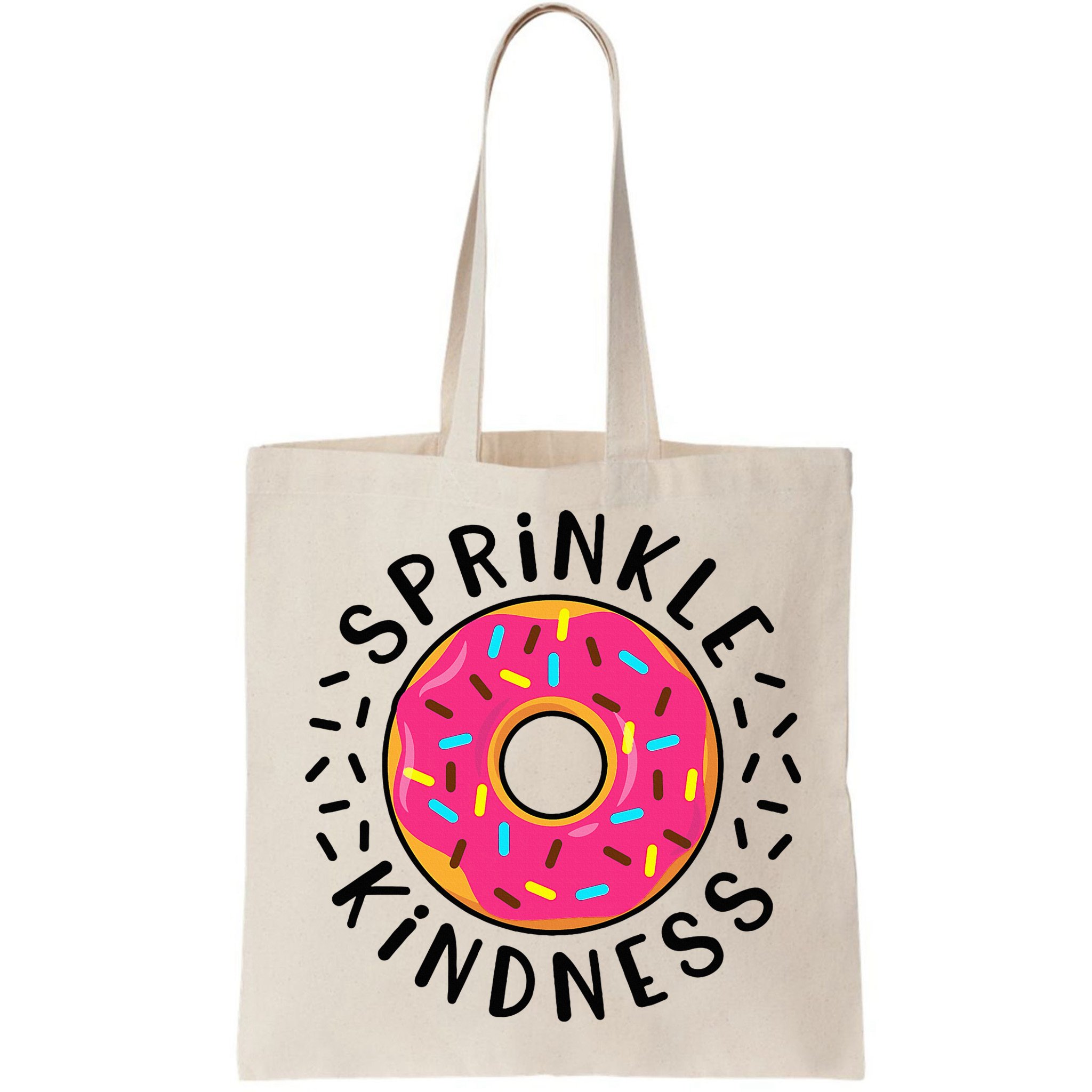 Donut Sprinkle Kindness Girl Women Doughnut Lover Bag
