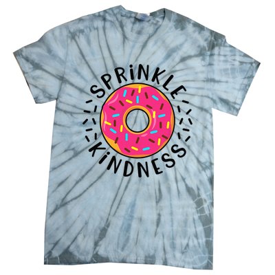 Donut Sprinkle Kindness Girl Women Doughnut Lover Tie-Dye T-Shirt