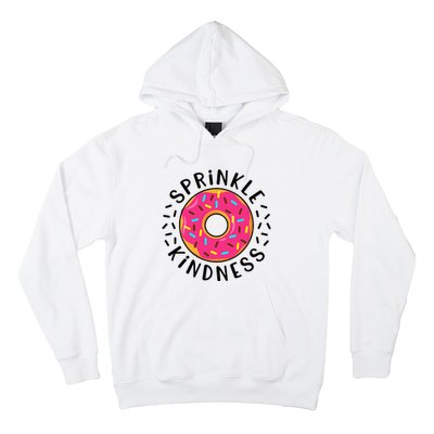 Donut Sprinkle Kindness Girl Women Doughnut Lover Hoodie