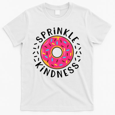 Donut Sprinkle Kindness Girl Women Doughnut Lover T-Shirt