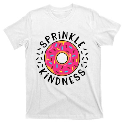 Donut Sprinkle Kindness Girl Women Doughnut Lover T-Shirt