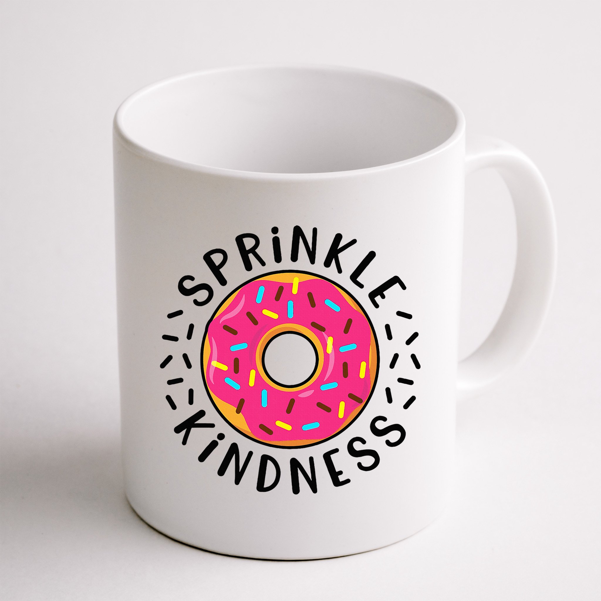 Donut Sprinkle Kindness Girl Women Doughnut Lover Mug