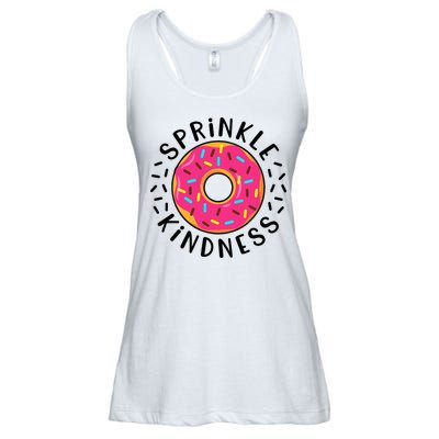 Donut Sprinkle Kindness Girl Women Doughnut Lover Ladies Essential Flowy Tank