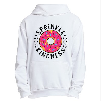 Donut Sprinkle Kindness Girl Women Doughnut Lover Urban Pullover Hoodie